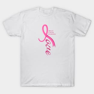 Love - Breast Cancer Awareness T-Shirt